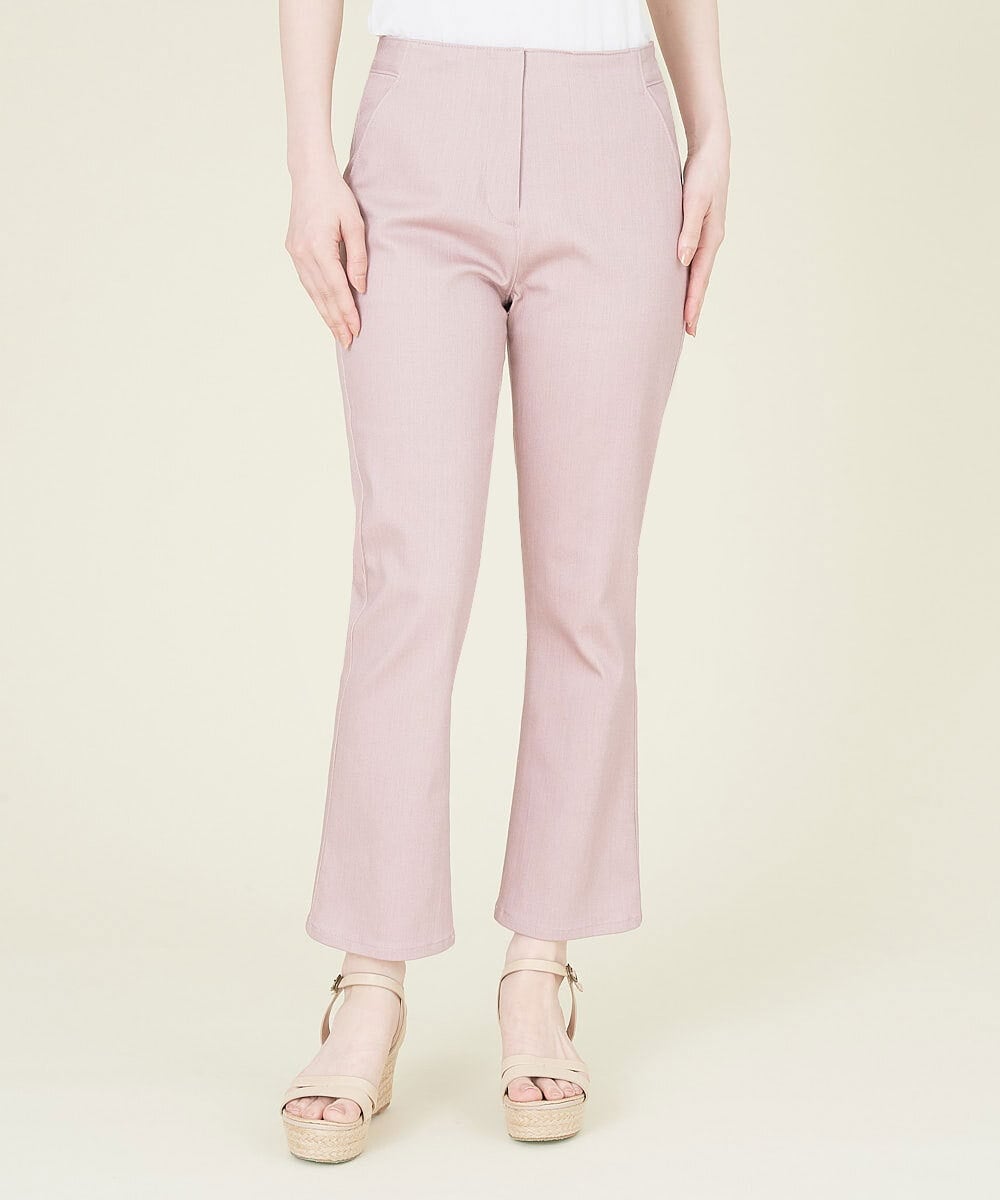 GBLJP23270 Sybilla(シビラ) クロップドカラーデニムパンツ ピンク