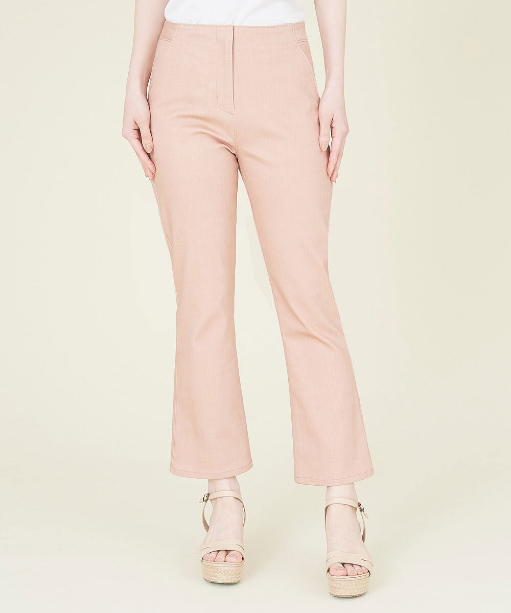 GBLJP23270 Sybilla(シビラ) クロップドカラーデニムパンツ コーラル