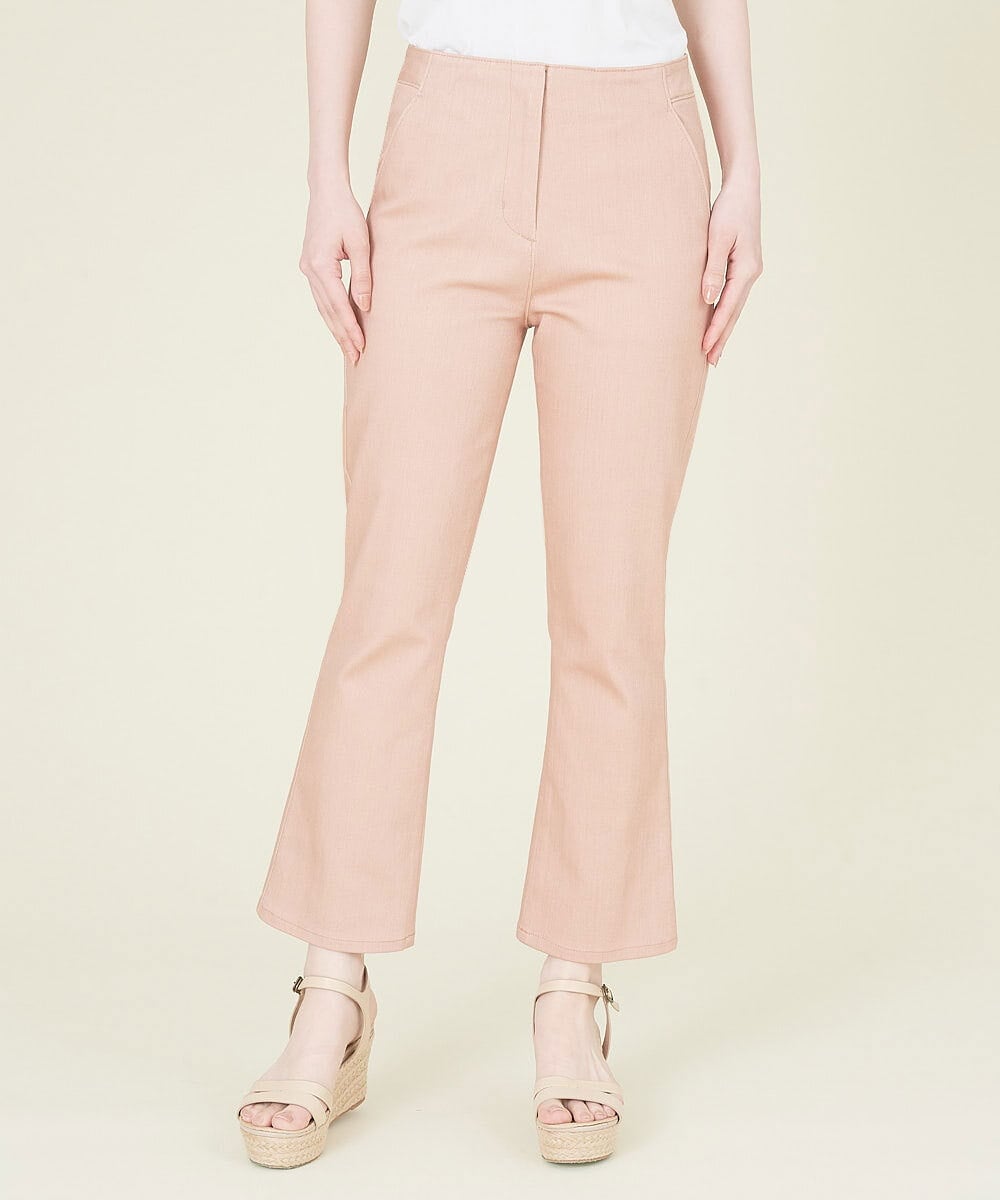 GBLJP23270 Sybilla(シビラ) クロップドカラーデニムパンツ コーラル