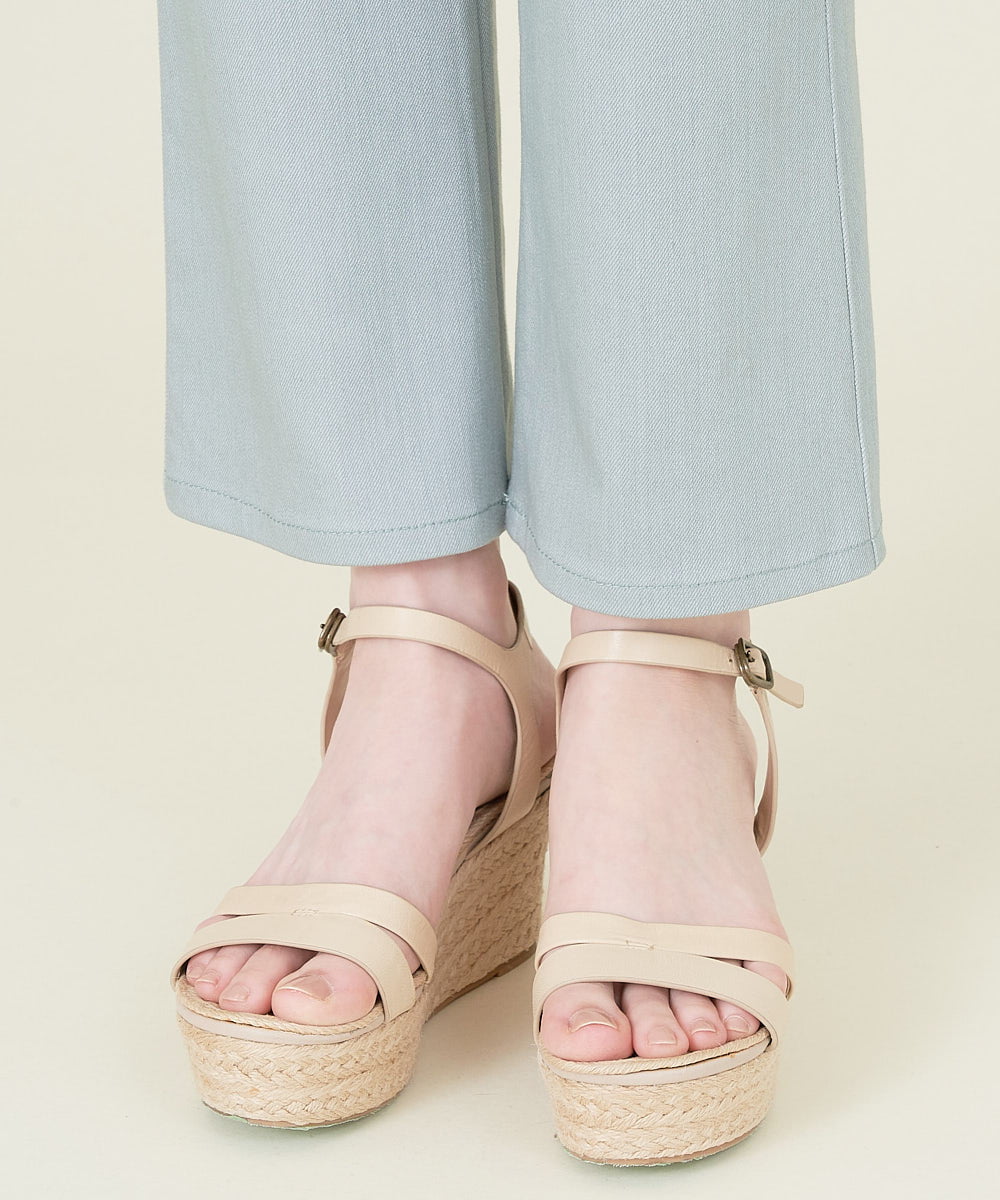GBLJP23270 Sybilla(シビラ) クロップドカラーデニムパンツ ライトブルー