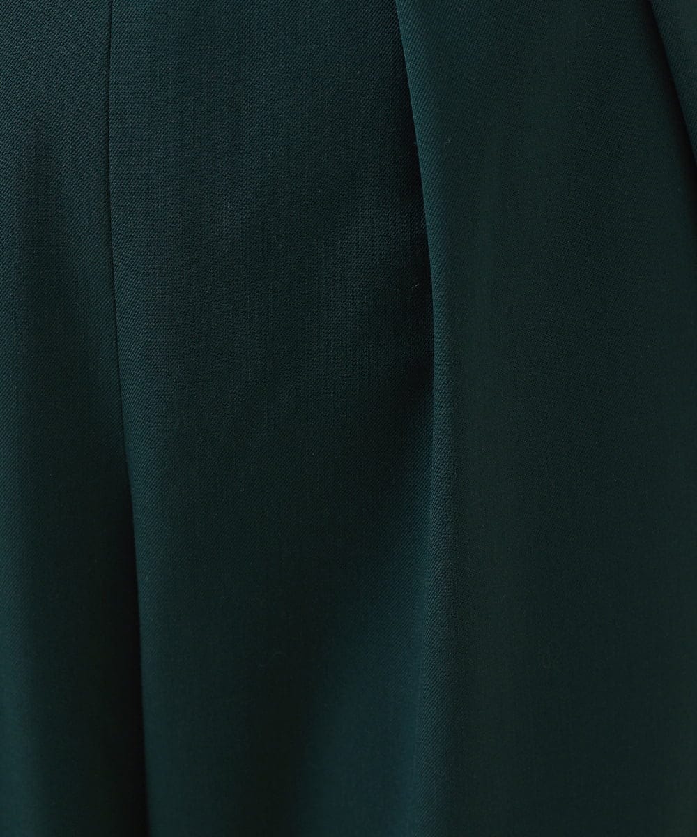 GBLJT32330 Sybilla(シビラ) ストレッチウールタックパンツ グリーン