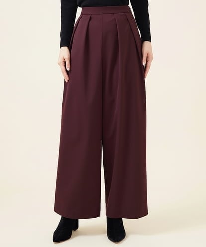 GBLJT32330 Sybilla ストレッチウールタックパンツ