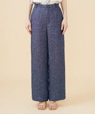 GBLJV09330 Sybilla(シビラ) リネンシャンブレーデニムパンツ ブルー