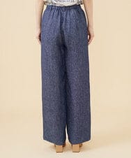 GBLJV09330 Sybilla(シビラ) リネンシャンブレーデニムパンツ ブルー
