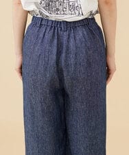 GBLJV09330 Sybilla(シビラ) リネンシャンブレーデニムパンツ ブルー