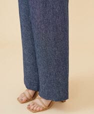 GBLJV09330 Sybilla(シビラ) リネンシャンブレーデニムパンツ ブルー