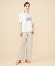 GBLJV09330 Sybilla(シビラ) リネンシャンブレーデニムパンツ ベージュ