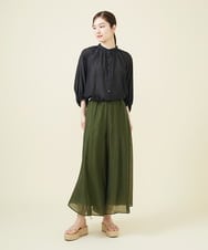 GBLJW54230 Sybilla(シビラ) シームフレアパンツ カーキ