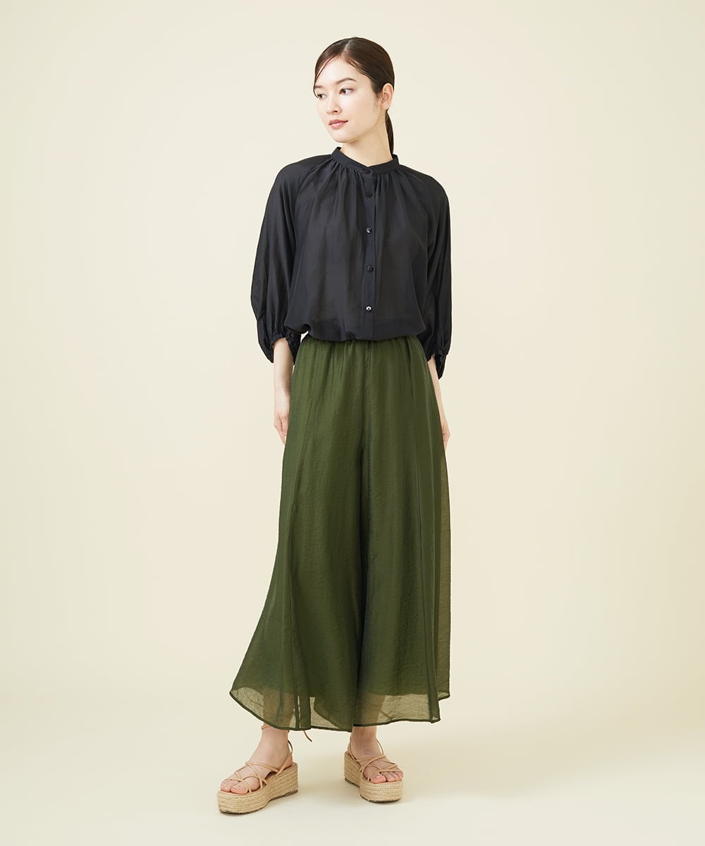 GBLJW54230 Sybilla(シビラ) シームフレアパンツ カーキ