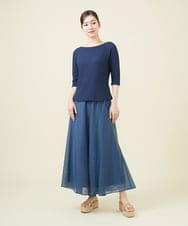 GBLJW54230 Sybilla(シビラ) シームフレアパンツ ブルー