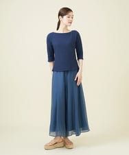 GBLJW54230 Sybilla(シビラ) シームフレアパンツ ブルー