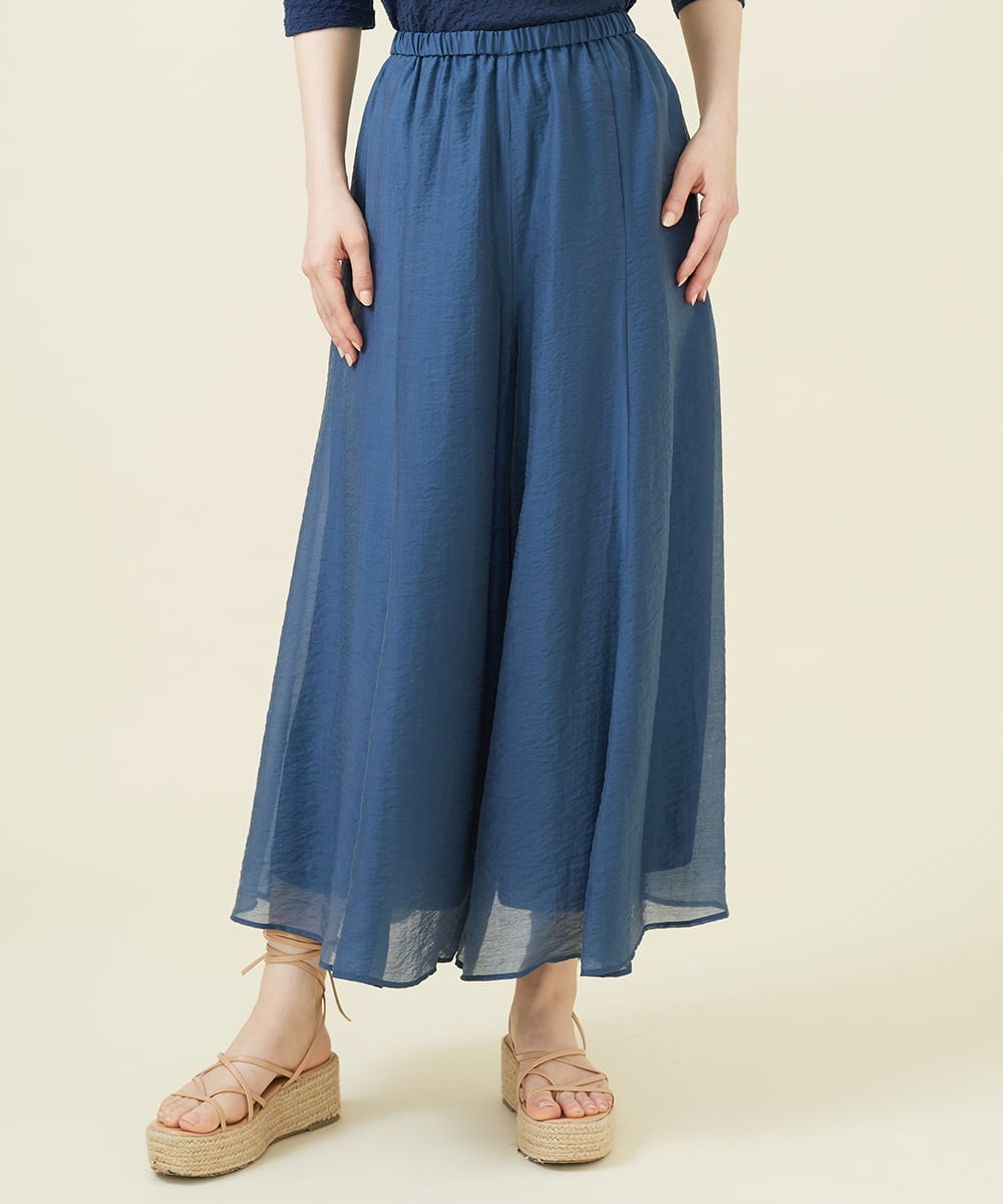 GBLJW54230 Sybilla(シビラ) シームフレアパンツ ブルー