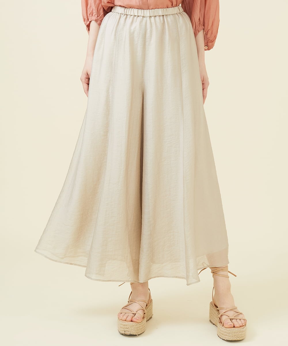 GBLJW54230 Sybilla(シビラ) シームフレアパンツ ベージュ