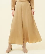GBLJX04330 Sybilla(シビラ) リヨセルツイルワイドパンツ ベージュ