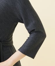 GBPAB13700 Sybilla(シビラ) 【メディア着用】【SMART DRESS】ラップジャージードレス グレー