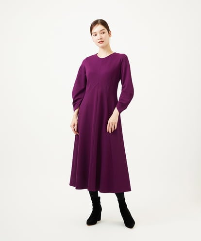 GBPAE32630 Sybilla フォルムスリーブジャージードレス