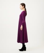GBPAE32630 Sybilla(シビラ) フォルムスリーブジャージードレス パープル