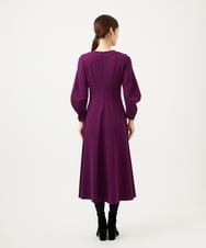 GBPAE32630 Sybilla(シビラ) フォルムスリーブジャージードレス パープル