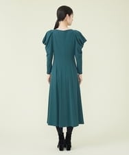 GBPAS43500 Sybilla(シビラ) パワーショルダーワンピース グリーン