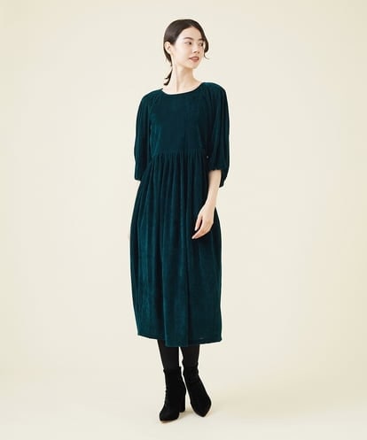 GBPAV68530 Sybilla フロッキーチュールコクーンドレス
