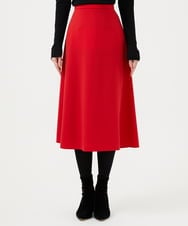 GBPCD01630 Sybilla(シビラ) スリットレイヤードドレス ブラック×レッド