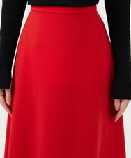 GBPCD01630 Sybilla(シビラ) スリットレイヤードドレス ブラック×レッド