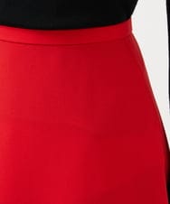 GBPCD01630 Sybilla(シビラ) スリットレイヤードドレス ブラック×レッド