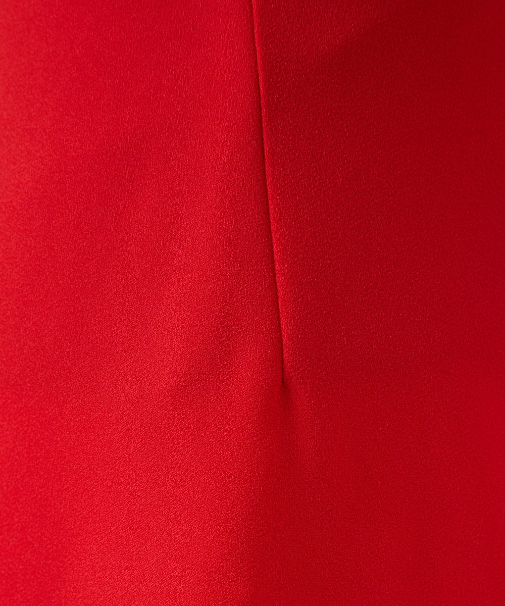 GBPCD01630 Sybilla(シビラ) スリットレイヤードドレス ブラック×レッド