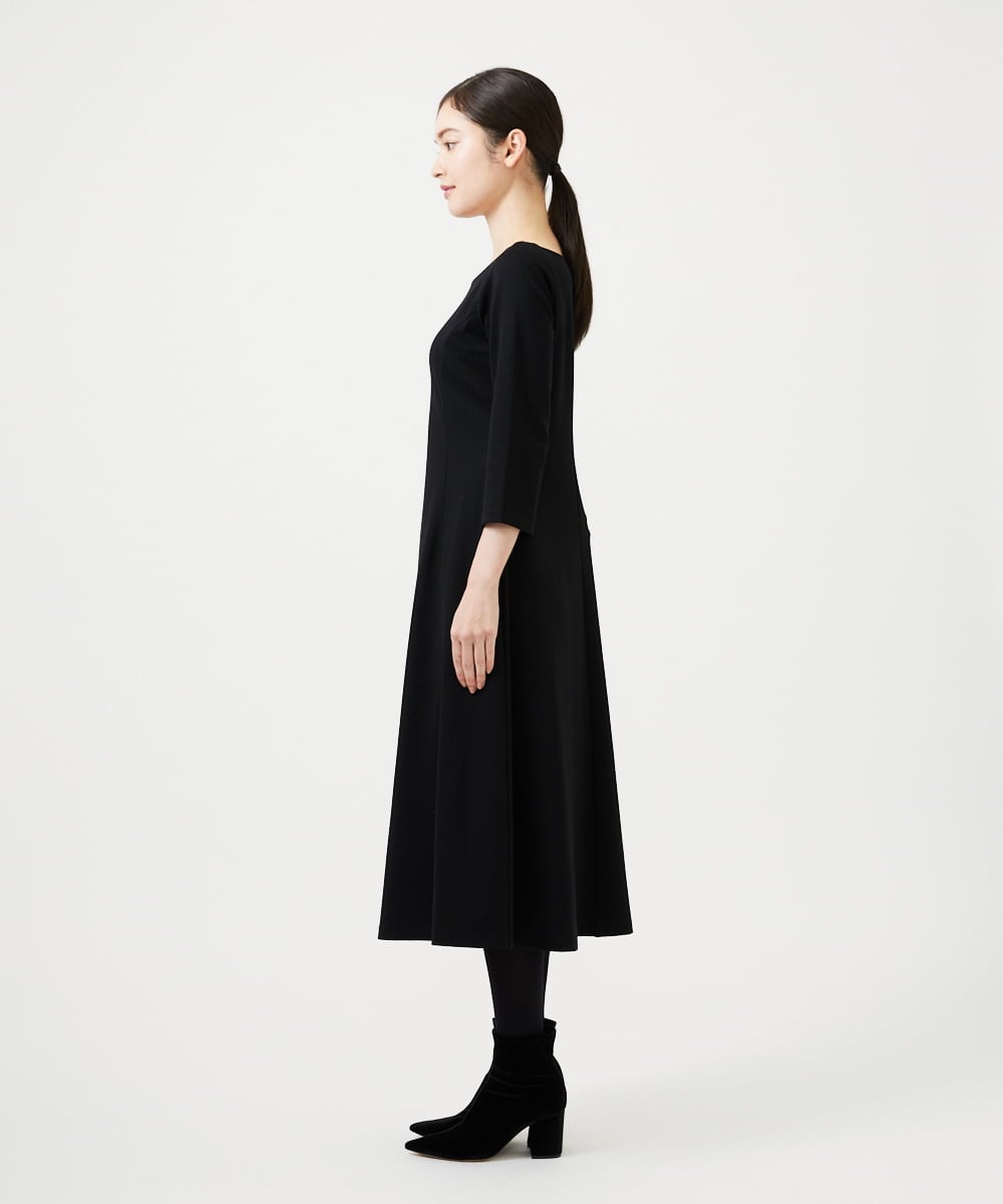 GBPCD01630 Sybilla(シビラ) スリットレイヤードドレス ブラック×レッド