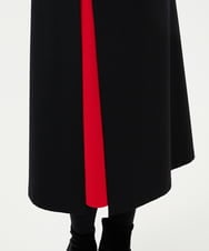 GBPCD01630 Sybilla(シビラ) スリットレイヤードドレス ブラック×レッド