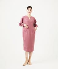 GBPCD31540 Sybilla(シビラ) ウールジャージーコクーンドレス ピンク