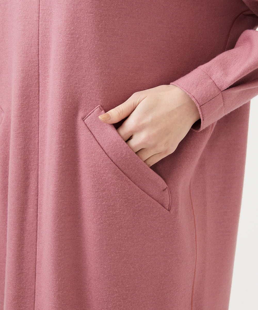 GBPCD31540 Sybilla(シビラ) ウールジャージーコクーンドレス ピンク