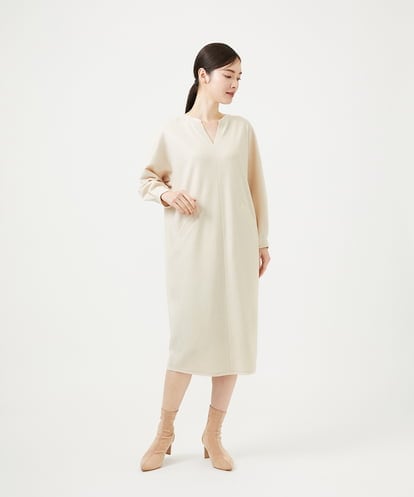 GBPCD31540 Sybilla ウールジャージーコクーンドレス