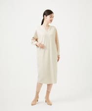 GBPCD31540 Sybilla(シビラ) ウールジャージーコクーンドレス アイボリー