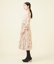 GBPCV10500 Sybilla(シビラ) アイリスプリントジャージードレス ベージュ
