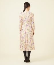 GBPCV10500 Sybilla(シビラ) アイリスプリントジャージードレス ベージュ