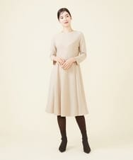GBPCW11630 Sybilla(シビラ) ルミナリースムースデザインドレス ベージュ