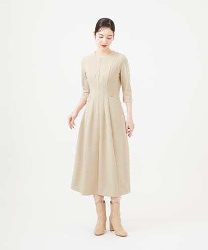 GBPEA30530 Sybilla 切り替えジョーゼットジャージードレス