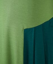 GBPEE04540 Sybilla(シビラ) バイカラージャージードレス グリーン系