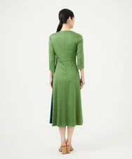 GBPEE04540 Sybilla(シビラ) バイカラージャージードレス グリーン系