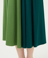 GBPEE04540 Sybilla(シビラ) バイカラージャージードレス グリーン系