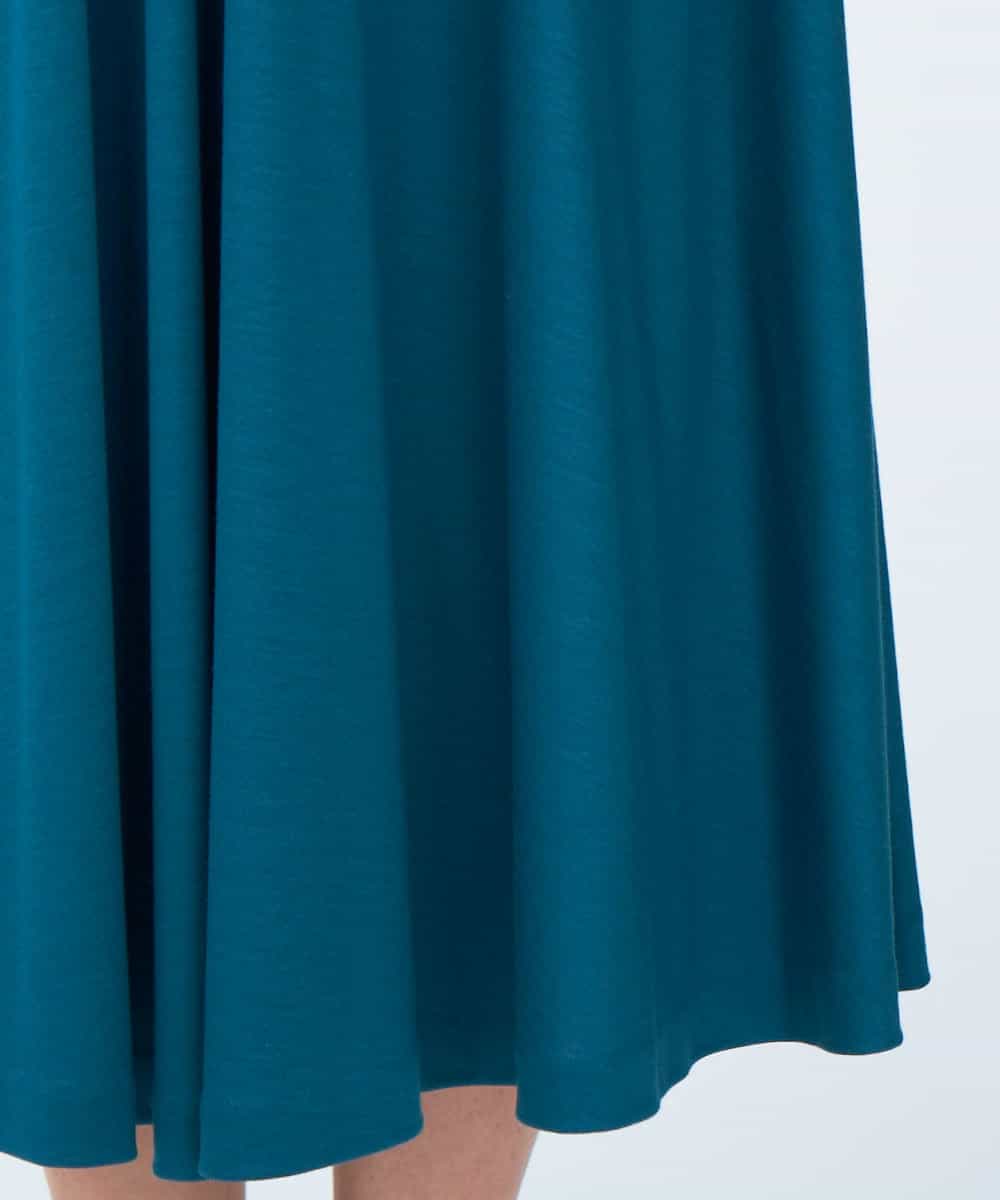 GBPEN16590 Sybilla(シビラ) 【sybilla the dress】ステッチデザインドレス ブルーグリーン