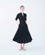 GBPEN16590 Sybilla(シビラ) 【sybilla the dress】ステッチデザインドレス ブラック