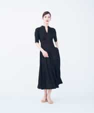 GBPEN16590 Sybilla(シビラ) 【sybilla the dress】ステッチデザインドレス ブラック
