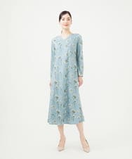 GBPGA34790 Sybilla(シビラ) アニス刺繍ジャージードレス ブルー