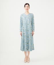 GBPGA34790 Sybilla(シビラ) アニス刺繍ジャージードレス ブルー