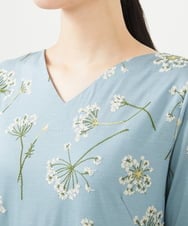 GBPGA34790 Sybilla(シビラ) アニス刺繍ジャージードレス ブルー