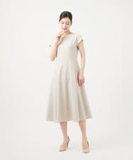 GBPGB46540 Sybilla(シビラ) 切り替えデザインジャージードレス アイボリー