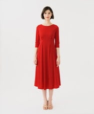 GBPGD01600 Sybilla(シビラ) ドットプリントジャージードレス レッド