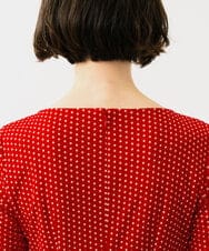 GBPGD01600 Sybilla(シビラ) ドットプリントジャージードレス レッド